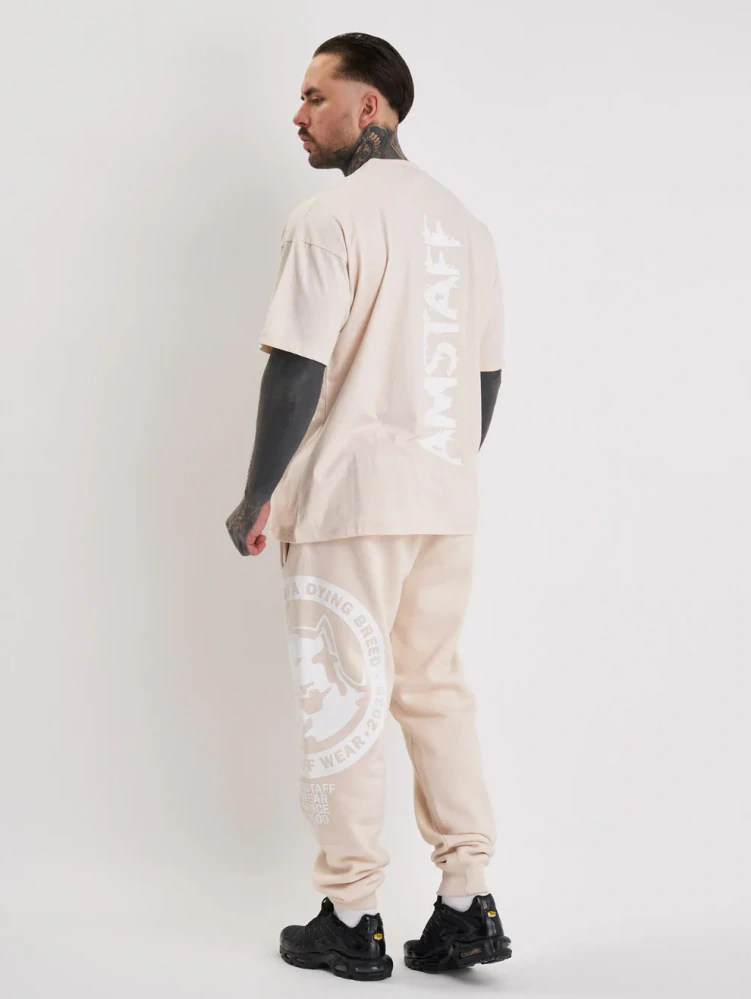 Amstaff pánské tepláky Valtor Cream