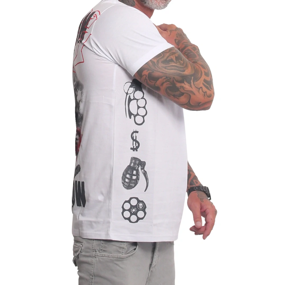 Yakuza pánské tričko THINGS REGULAR TSB 25018 White