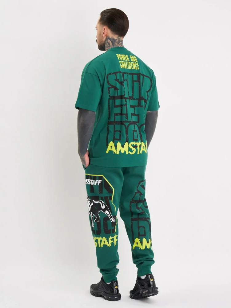 Amstaff pánské tepláky Solinor Green