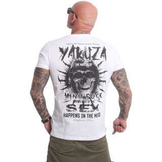 Yakuza pánské tričko MIND TSB 22005 White - 3XL
