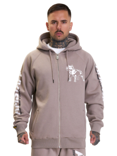Amstaff Mikina Logo 2.0 Ziphoody Braun