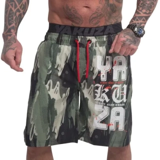 Yakuza koupací šortky URBNSTL BSB 23059 Camo Green