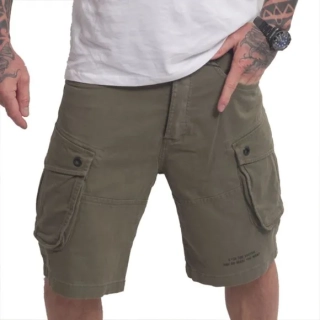 Yakuza Cargo šortky SHARDS CSB 23004 Burnt Olive