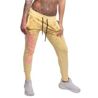 Yakuza dámské tepláky ORNAMENTAL GJOB 24140 Pale Banana