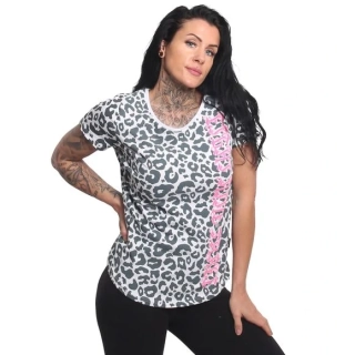 Yakuza dámské tričko PNX CURVED GSB 24130 White/Grey