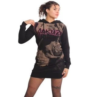 Yakuza dámské mikinové šaty LOVE THE END GKB 25106 Black