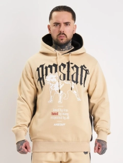 Amstaff Pánská Mikina Weldon Hoodie Beige