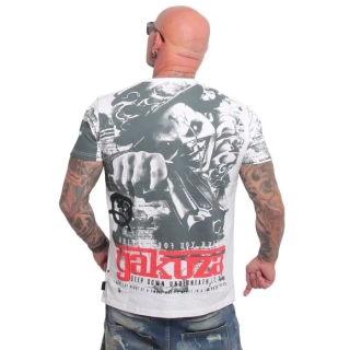 Yakuza pánské tričko DEEP DOWN TSB 26010 White