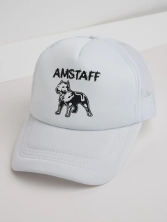 Amstaff čepice Logo Mesh Cap White