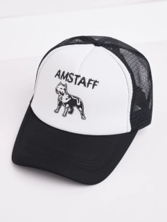 Amstaff čepice Logo Mesh Cap Black/White