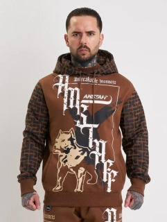 Amstaff Pánská Mikina Ashur Hoodie Brown