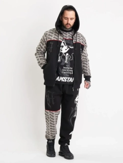 Amstaff Pánská Souprava Varek Zip Black/Grey