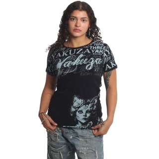Yakuza dámské tričko CATZ GSB 26107 Black