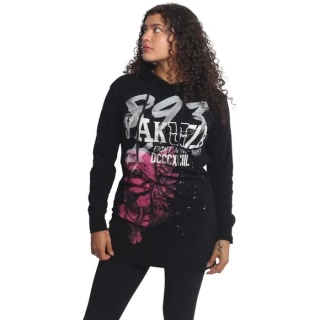 Yakuza dámské mikinové šaty GIPSY GKB 26123 Black