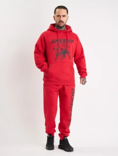 Amstaff Pánská Souprava Logo 2.0 Hoodie Red/Black