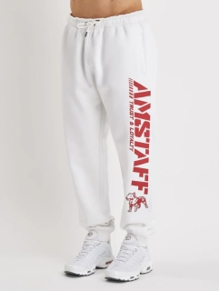 Amstaff tepláky Logo 2.0 White/Red
