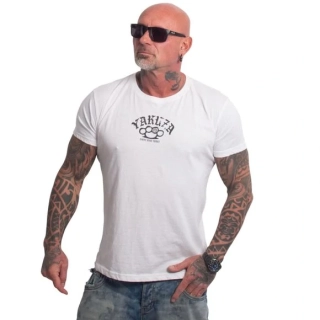 Yakuza pánské tričko CRUSHER REGULAR TSB 27041 White