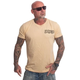 Yakuza pánské tričko BLACKS REGULAR TSB 27043 Beige