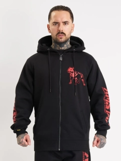 Amstaff Mikina Logo 2.0 Ziphoody Black/Red