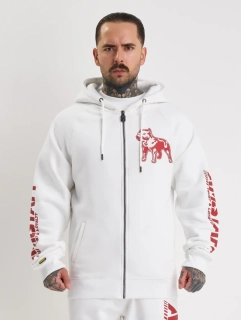 Amstaff Mikina Logo 2.0 Ziphoody White/Red