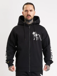 Amstaff Mikina Logo 2.0 Ziphoody Black/White