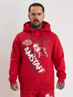Amstaff Pánská Mikina Narek Hoodie Red