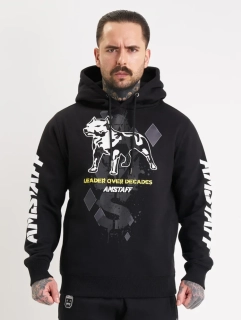 Amstaff Pánská Mikina Grom Hoodie Black
