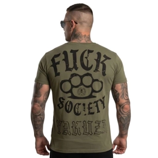 Yakuza pánské tričko FS KNUCKLES TSB 28036 Grape Leaf