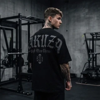 Yakuza pánské tričko 3RD OVERSIZED TSB 29023 Black