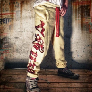 Yakuza Dětské tepláky JOB 137 pale banana