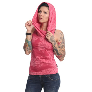 Yakuza tílko s kapucí PSYCHOTIC SKULL GSB 17127 Tea Rose - XL