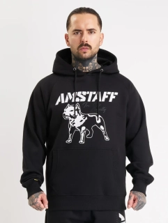 Amstaff Mikina Logo 2.0 Hoody Black/White
