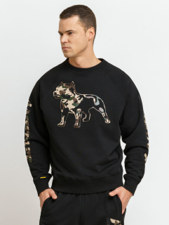 Amstaff Mikina Logo 2.0 Sweater Black/Camo
