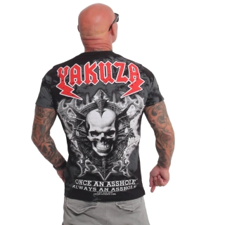 Yakuza pánské tričko AHOLE REGULAR TSB 25020 Black