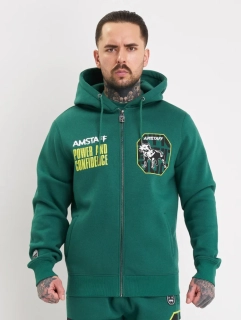 Amstaff Pánská Mikina Solinor Zip Green