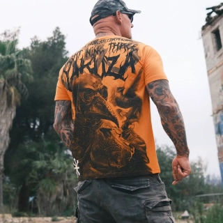 Yakuza pánské tričko PEST REGULAR TSB 26019 Orange