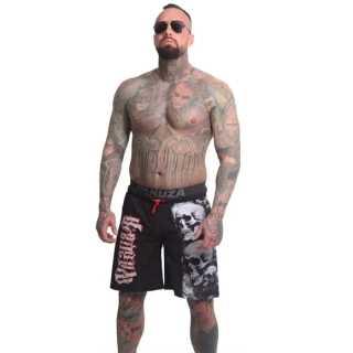 Yakuza koupací šortky SKULL AWAKENING BSB 25042 Black