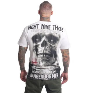 Yakuza pánské tričko WEAPONS REGULAR TSB 26012 White