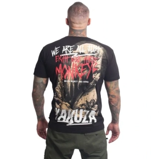 Yakuza pánské tričko MONKEYS REGULAR TSB 26011 Black