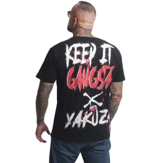 Yakuza pánské tričko GANGSTA REGULAR TSB 26058 Black