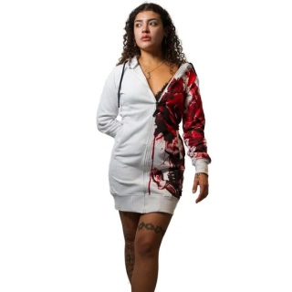 Yakuza dámská mikina PRAY LONG GLHZB 26128 White
