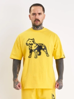 Amstaff tričko Logo 2.0 Yellow/Black