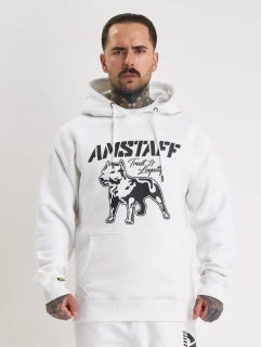 Amstaff Mikina Logo 2.0 Hoody White/Black